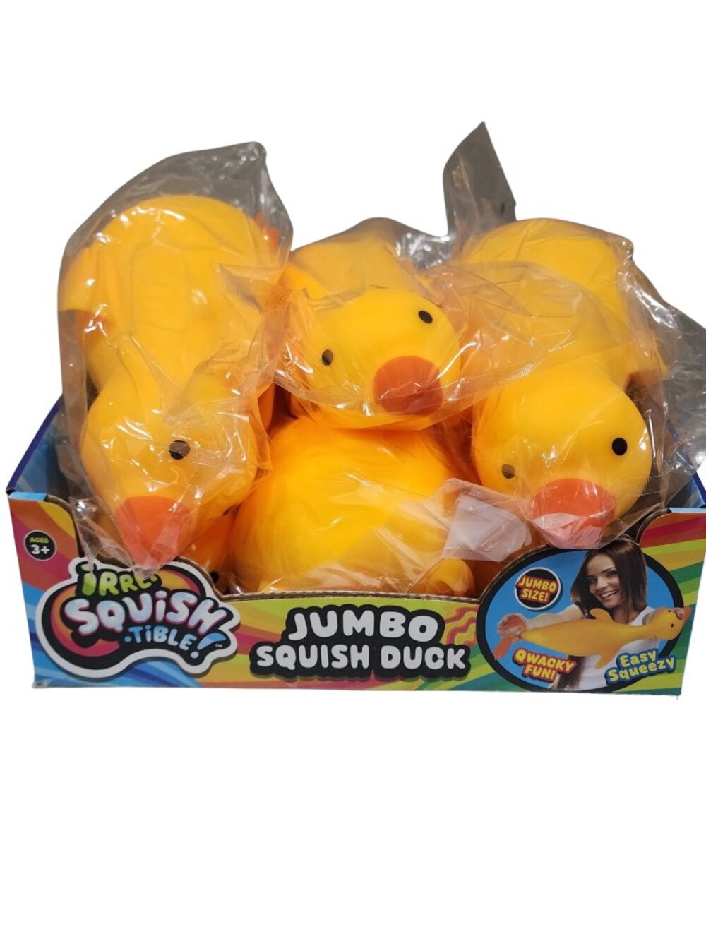 🔥 VIRAL - RARE🆕 1x NEW 🐤 JUMBO 11” Laffy Quacks Squishy Duck